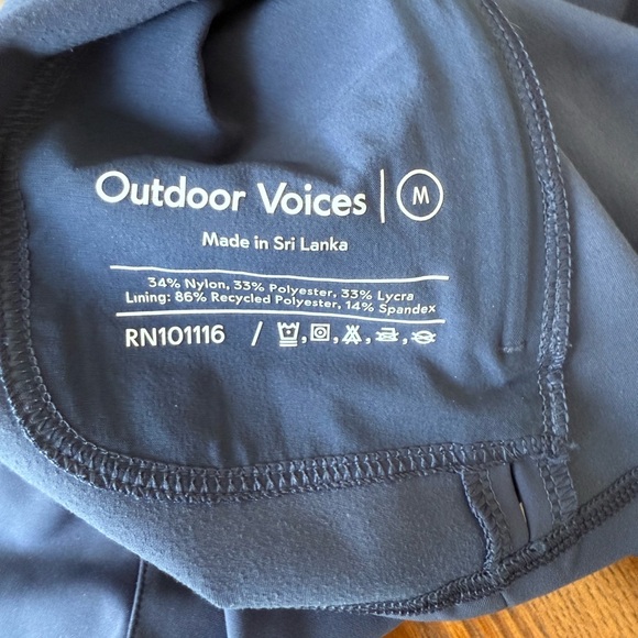 Outdoor voices navy pull over athletic top size medium - Picture 5 of 6